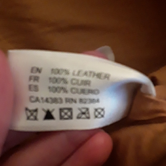 EUC beige leather 'Hibou' box bag - Picture 5 of 8